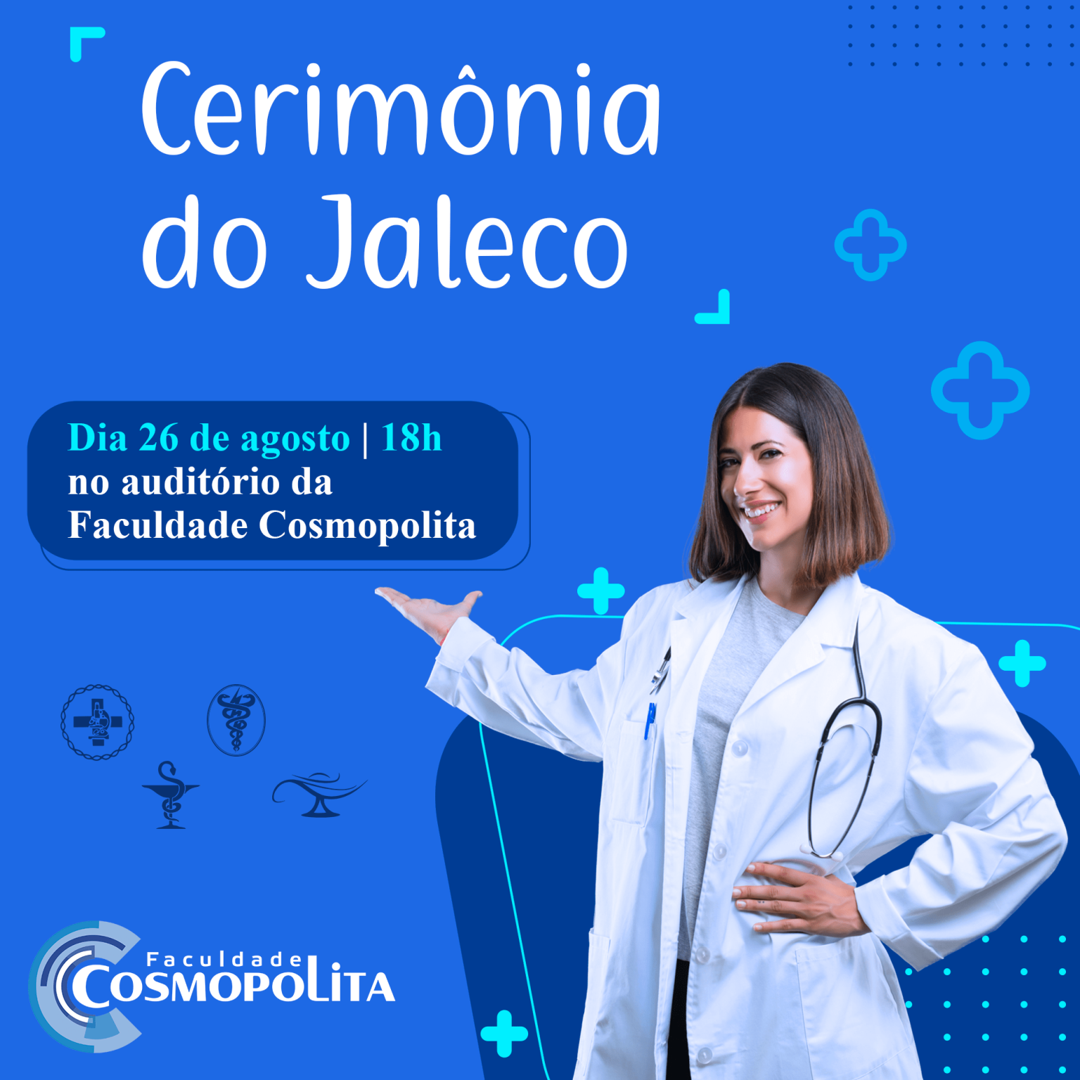 Cerimônia Do Jaleco Faculdade Cosmopolita